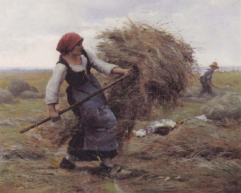 Julien  Dupre The Hay Gatherer